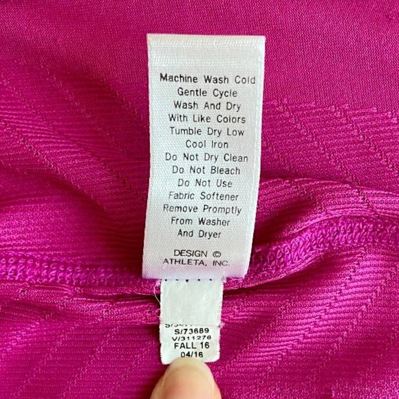 Athleta Women's Surge Neon Pink Mesh Racerback Tank top - Picture 8 of 11